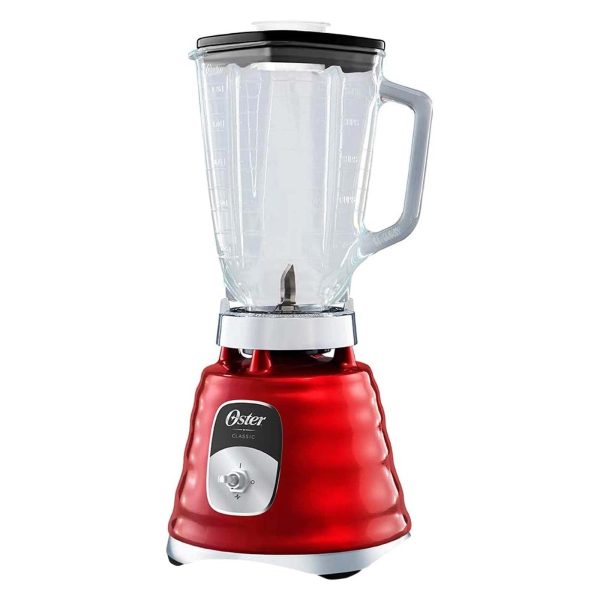 Licuadora Clásica Oster Vaso de Vidrio 2 Velocidades BLST4126-ROJA Online Sale