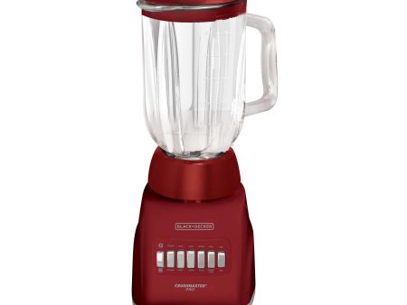 Licuadora Black+Decker Vaso de Vidrio 1.25 Litros BL1000-ROJO Hot on Sale