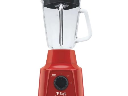 Licuadora T-fal Vaso de Vidrio 1.25 Litros Power Mix Roja LN2835MX on Sale