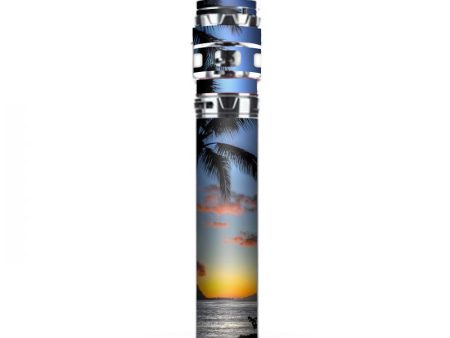 Paradise Sunset Palm Trees Stick Prince TFV12 Smok Skin For Cheap