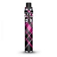 Pink And Black Plaid Stick Prince TFV12 Smok Skin Hot on Sale