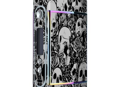 Skulls N Roses Black White Screaming Too VooPoo Skin Hot on Sale