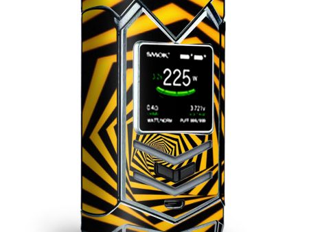 Black Yellow Trippy Pattern Veneno Smok Skin Online