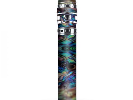 Abalone Blue Black Shell Design Stick Prince TFV12 Smok Skin Fashion