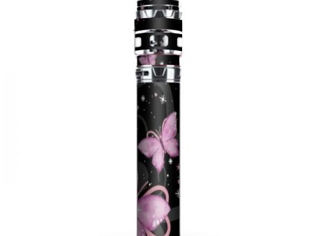 Pink Majestic Butterflies Hearts Stick Prince TFV12 Smok Skin For Discount