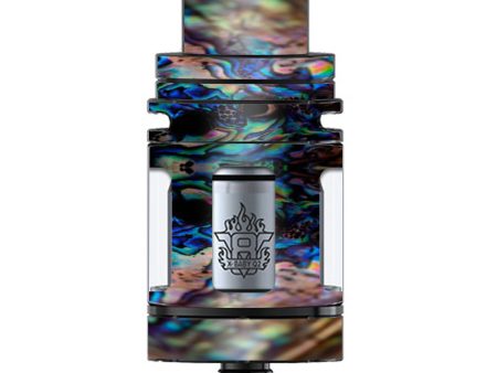 Abalone Blue Black Shell Design TFV8 X-baby Tank Smok Skin Hot on Sale