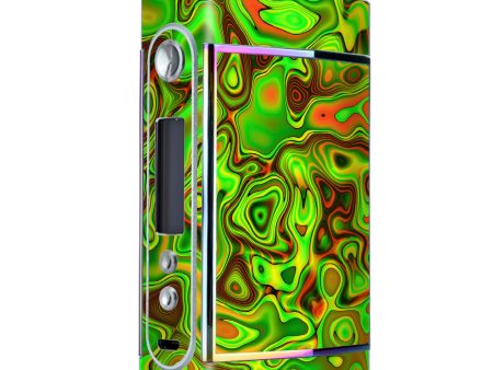 Green Glass Trippy Psychedelic Too VooPoo Skin Supply