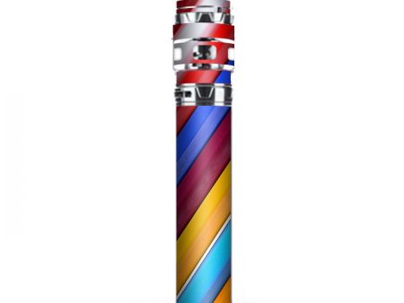 Color Stripes Pattern Stick Prince TFV12 Smok Skin Online Hot Sale