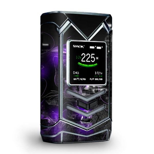 Black Panther Purple Smoke Veneno Smok Skin For Cheap