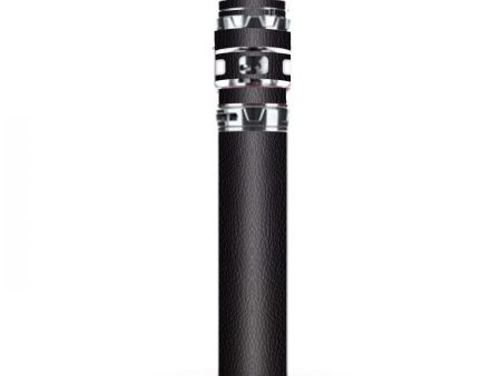 Black Leather Pattern Look Stick Prince TFV12 Smok Skin For Cheap