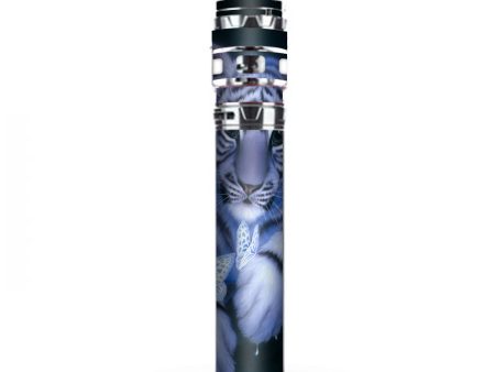 Cute White Tiger Cub Butterflies Stick Prince TFV12 Smok Skin Hot on Sale