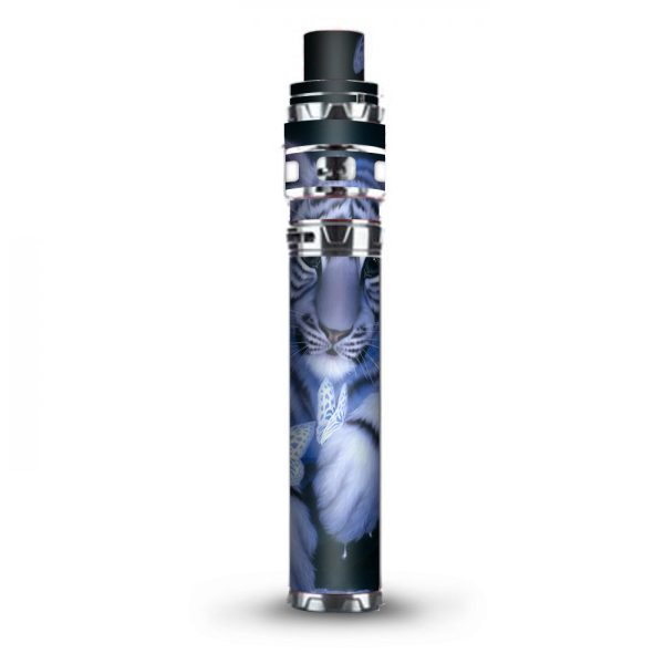 Cute White Tiger Cub Butterflies Stick Prince TFV12 Smok Skin Hot on Sale