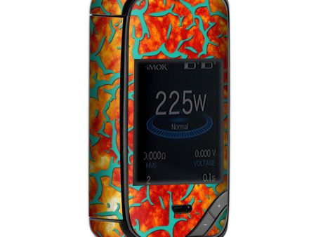 Kobe Design Orange Blue X-Priv Smok Skin Discount